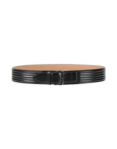 Alaïa Woman Belt Black Size 30 Leather