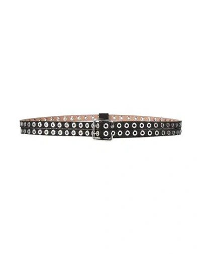 Alaïa Woman Belt Black Size 32 Calfskin