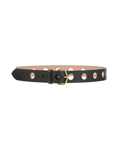 Alaïa Woman Belt Black Size 34 Leather