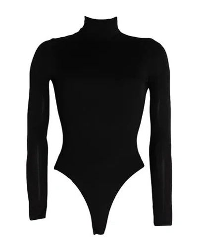Alaïa Woman Bodysuit Black Size 6 Viscose