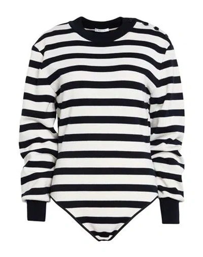 Alaïa Woman Bodysuit Black Size 8 Wool