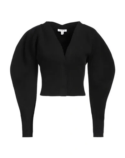 Alaïa Woman Cardigan Black Size 6 Wool, Polyamide, Virgin Wool