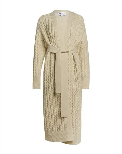 Alaïa Woman Cardigan Cream Size 6 Wool In White