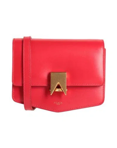 Alaïa Woman Cross-body Bag Red Size - Calfskin