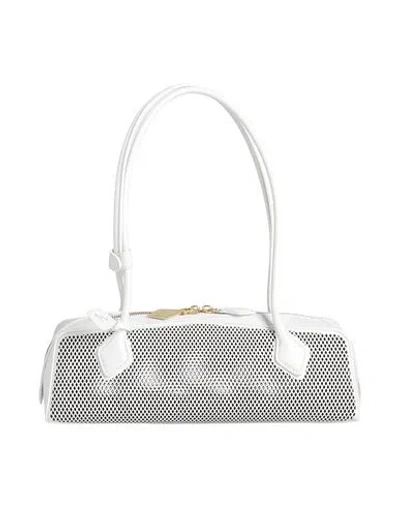 Alaïa Woman Handbag White Size - Leather