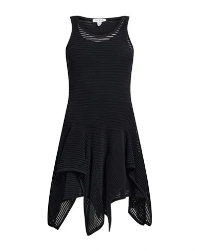 Alaïa Woman Midi Dress Black Size 6 Cotton, Polyamide
