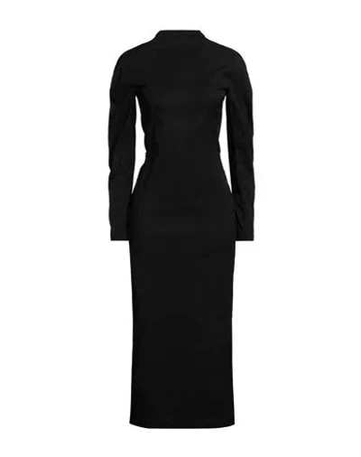 Alaïa Woman Midi Dress Black Size 8 Viscose, Polyamide, Elastane