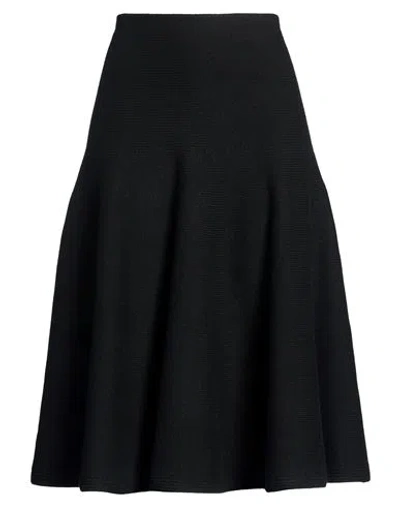 Alaïa Woman Midi Skirt Black Size 4 Cashmere, Wool, Polyamide, Elastane