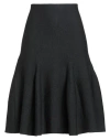 Alaïa Flared Wool-blend Skirt In Black