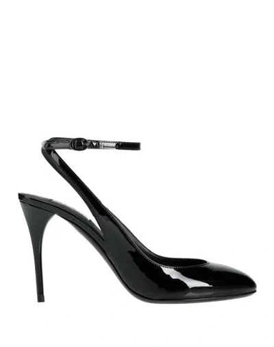 Alaïa Woman Pumps Black Size 7 Leather