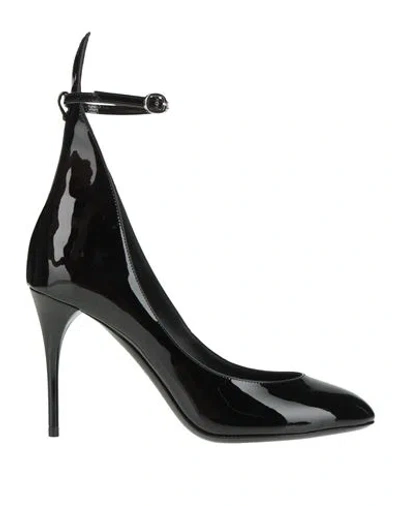 Alaïa Woman Pumps Black Size 8 Leather