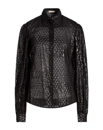 Alaïa Woman Shirt Black Size 8 Cotton