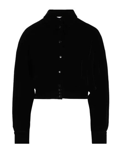 Alaïa Woman Shirt Black Size 8 Rayon, Cupro