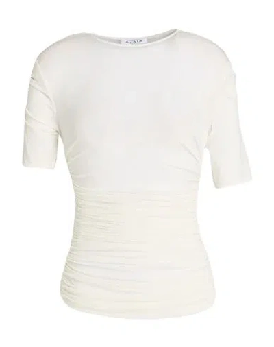 Alaïa Woman Top White Size 2 Viscose, Elastane