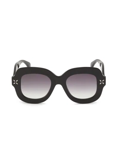 Alaïa Women's 50mm Geometric Sunglasses In Black