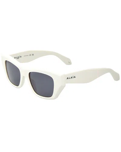 Alaïa Women's 50mm Sunglasses In White