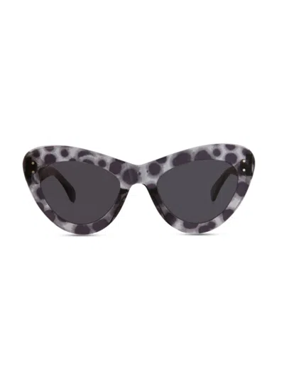 Alaïa Women's 52mm Cat Eye Sunglasses In Grey