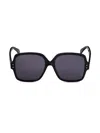 Alaïa Women's 56mm Square Sunglasses In Black