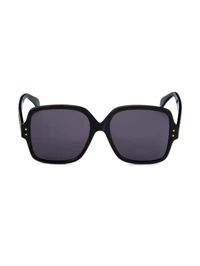 Alaïa Women's 56mm Square Sunglasses In Black