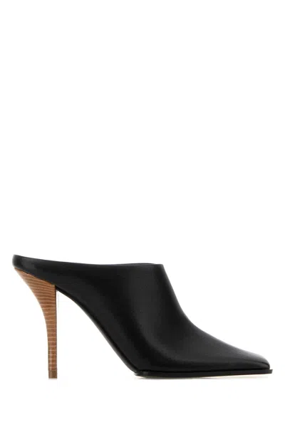 Alaïa Leather Mule In Black