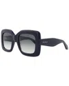 Alaïa Square-frame Recycled Acetate Sunglasses In Blue