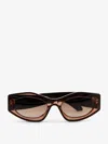 Alaïa Alaia Women Acetate Sunglasses In Brown