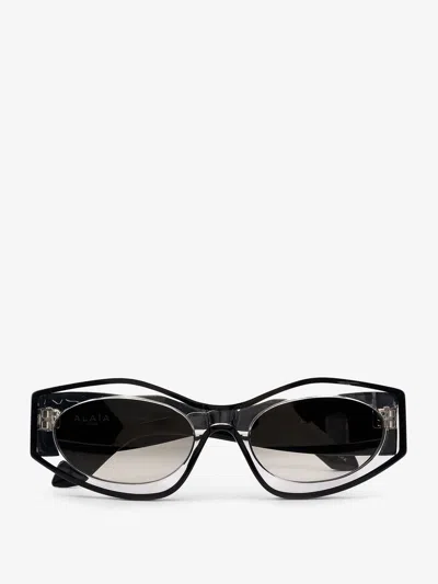 Alaïa Alaia Women Acetate Sunglasses In White