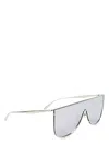 Alaïa Mask-framed Metal Sunglasses In Metallic