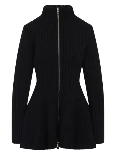 ALAÏA WOMEN'S ALAÃ¯A PEPLUM CARDIGAN