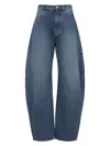 Alaïa Washed Straight-leg Jeans In Blue