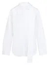 Alaïa Elegant Cotton Scarf Blouse For Women In White