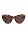 Alaïa Women's Alaia 52mm Cat Eye Sunglasses In Brown