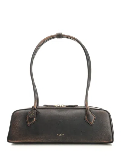 Alaïa Women Alaia's Medium "le Teckel" Bag In Brown