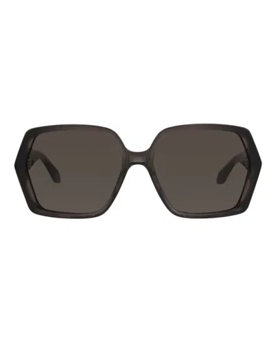 Pre-owned Alaïa Women's Alaia Squareframe Recycled Acetate Sunglasses In Grey Grey Grey (aa0077s/30015129/001)