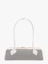 Alaïa Le Teckel Medium Shoulder Bag In Fishnet Leather In White