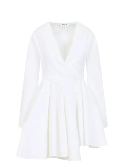 ALAÏA WOMEN'S ASYM BELT DRESS