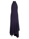 Alaïa Backless Maxi Dress In Blue