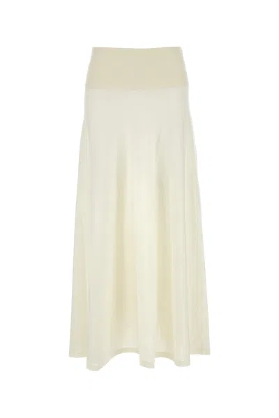 Alaïa Alaia Women Band Skirt In White