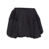 Alaïa Balloon Fit Skirt With Gathered Accents In Black