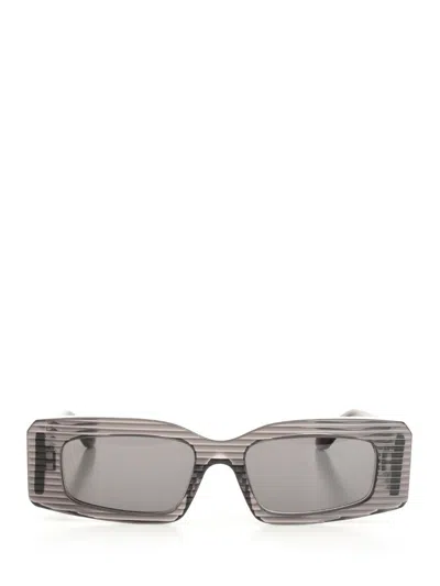 Alaïa Women Black Acetate Sunglasses In Gray