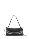 Alaïa Alaia Women Le Click East West Medium Leather Bag In Black