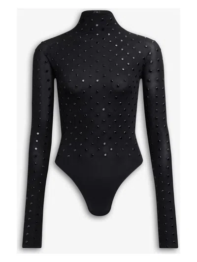 ALAÏA WOMEN'S BLACK RHINESTONE BODY
