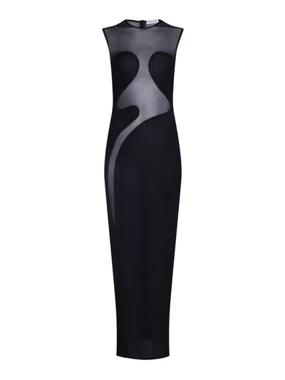 Alaïa Alaia Women Body Conscious Shaped Dress In Knit In Black