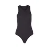 Alaïa Alaia Women Bodysuit In Ribbed Knit Shaping