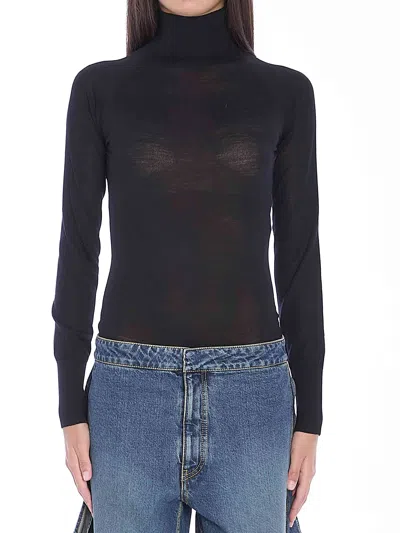 Alaïa Alaia Women Bodysuit In Sheer Knit