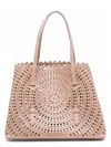 Alaïa Women's Bolso Mina L Nude Troquelado In Sable