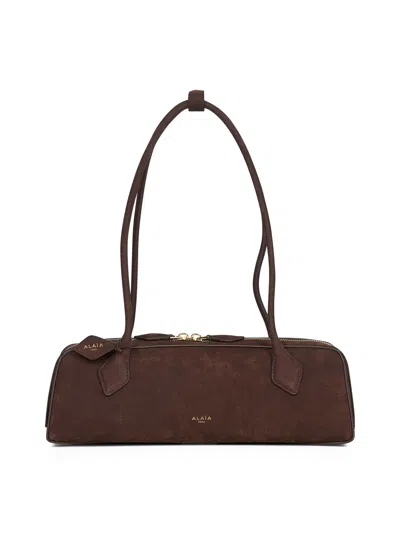 Alaïa Women Brown Le Teckel Medium Shoulder Bag