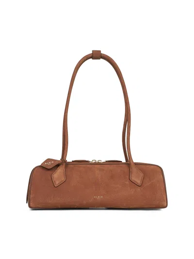 Alaïa Women Brown Le Teckel Medium Shoulder Bag
