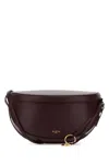 Alaïa Alaia Women Burgundy Leather East West Belt Bag In Red