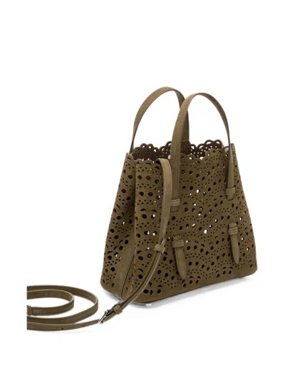 Alaïa Alaia Women's Camouflage Motif Tote Bag In Vrtcamoufl